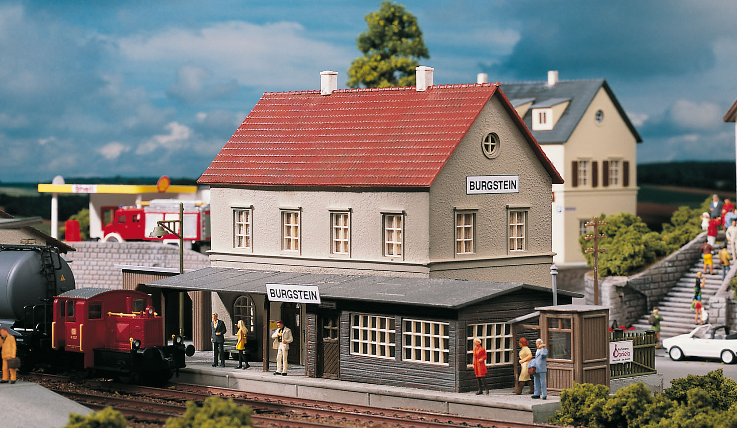H0-Bahnhof Burgstein