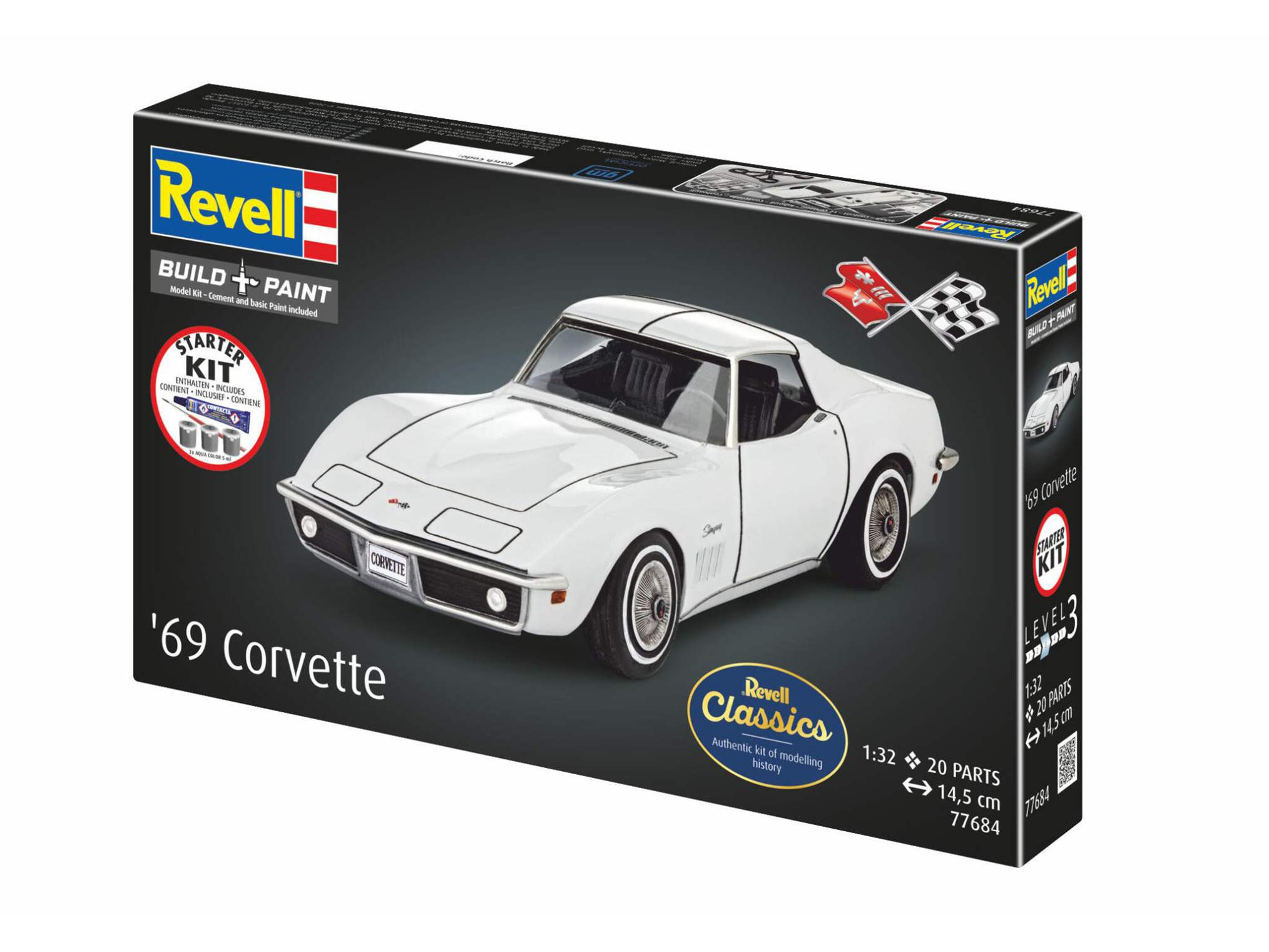 1:32-Starter Kit Corvette C3