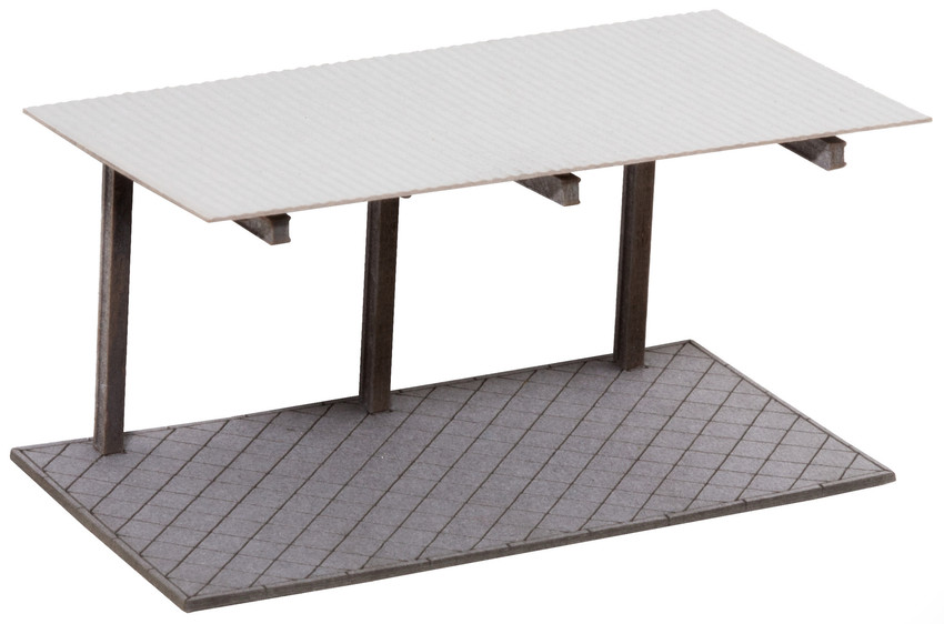 H0-Laser-Cut Freitragender Carport