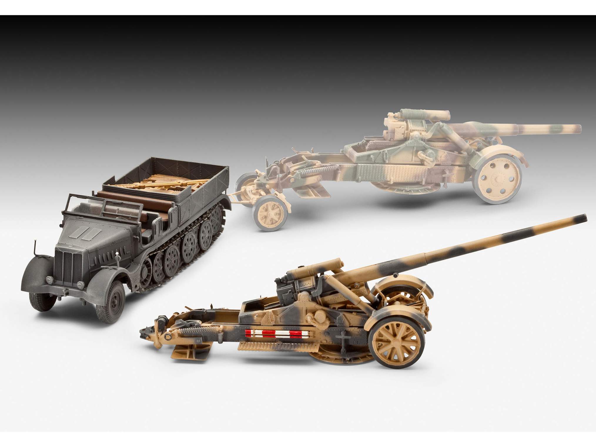 1:72-Sd.Kfz.9 Famo 21cm Mörser 18