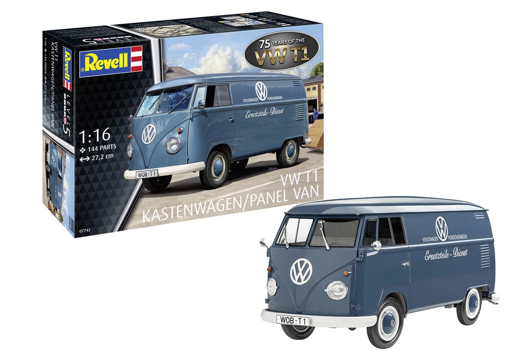 1:16-VW T1 Panel Van - 75 Years of VW T1