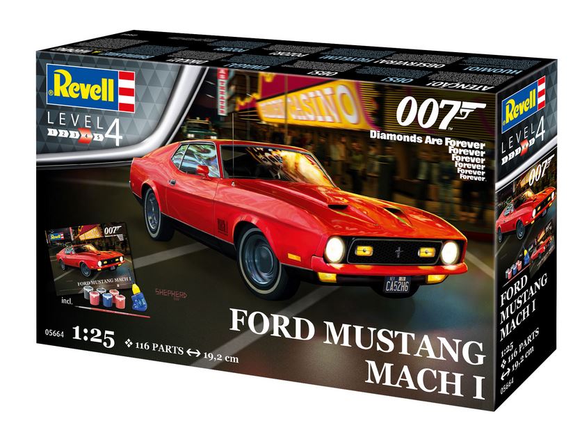 1:25-Geschenkset James Bond Ford Mustang