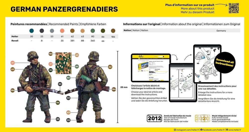 1:72-Panzergrenadiers Allemands