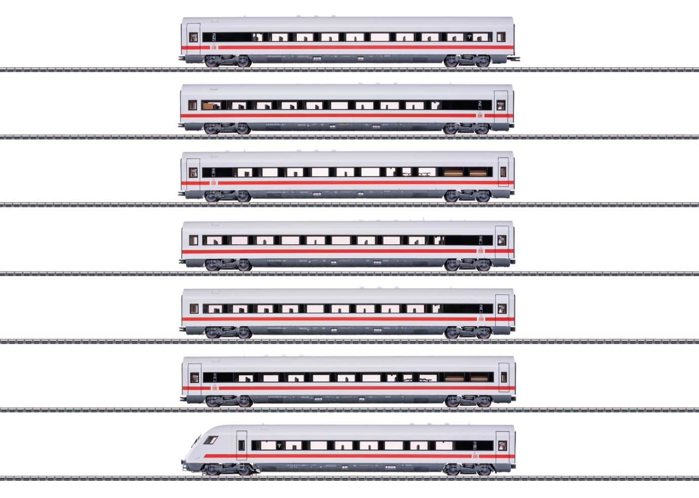 ICE-Wagen-Set mit 7 Wagen DB AG, Ep.VI