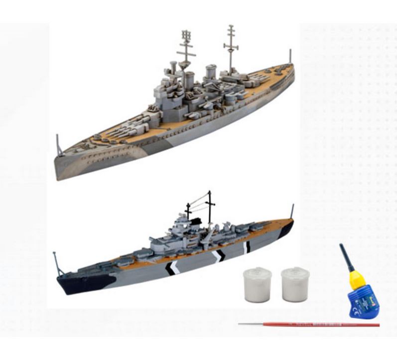 1:1200-First Diorama Set - Bismarck