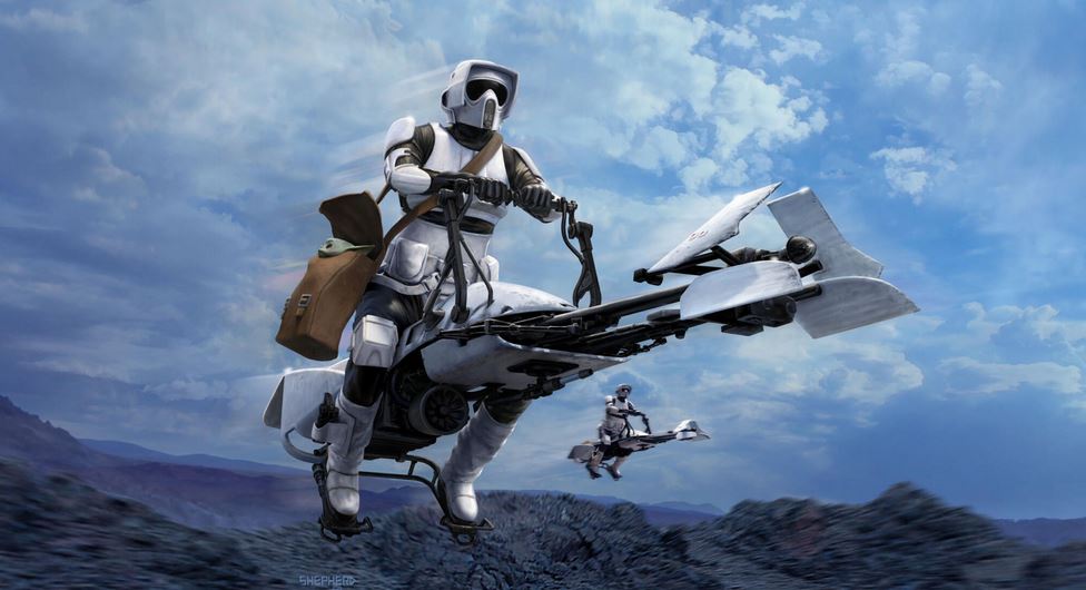 1:12-Speeder BikeT: The Mandaloria