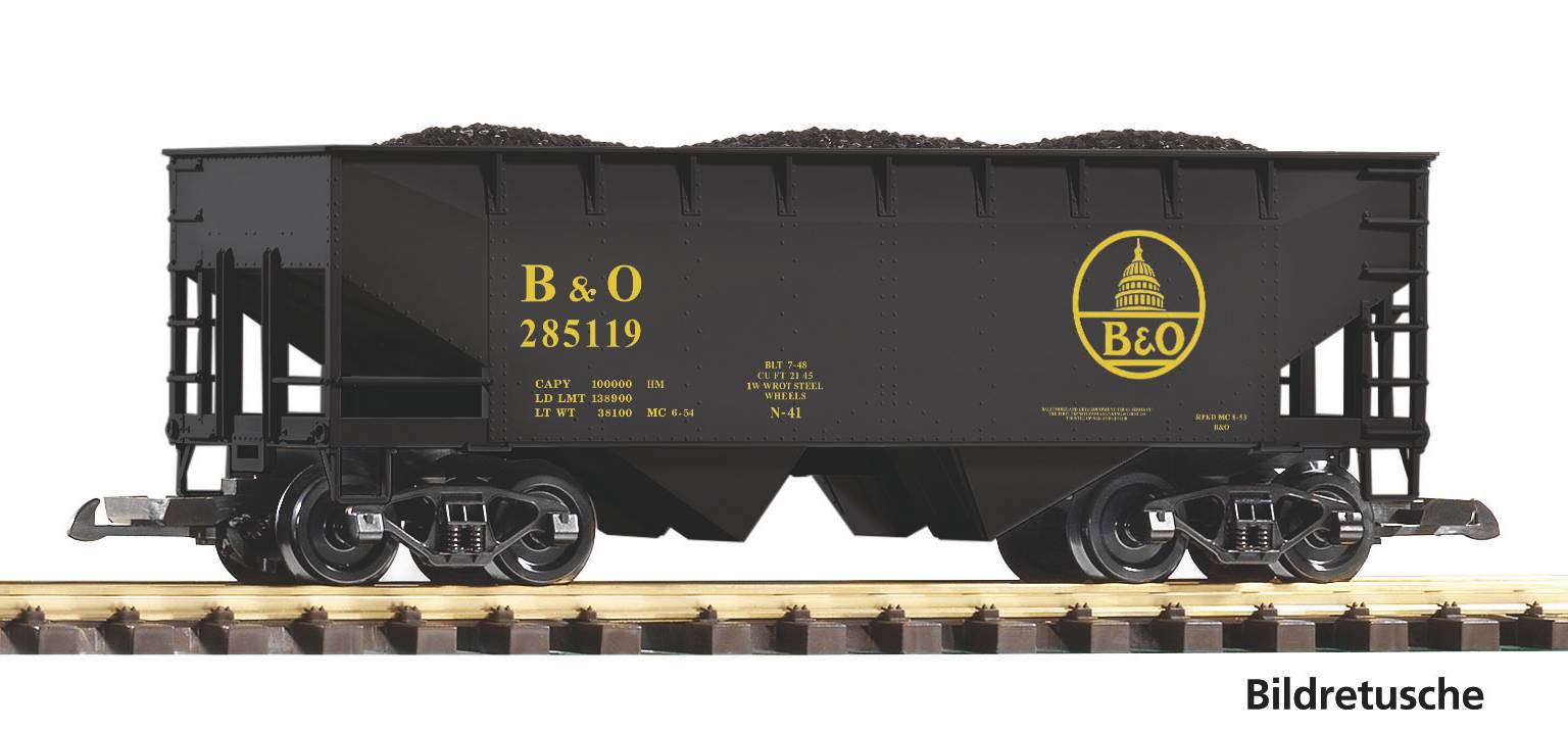 G-Schüttgutwagen B&O mit Kohleladung