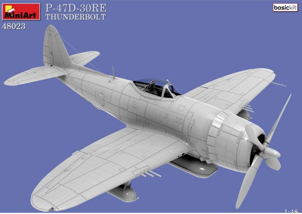 1:48 P-47D-30RE Thunderbolt Basic Kit