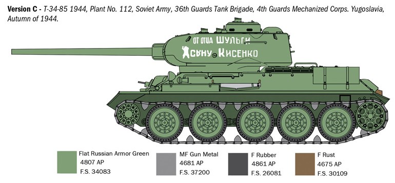 1:35 T34/85 ZAVOD 112 -1944
