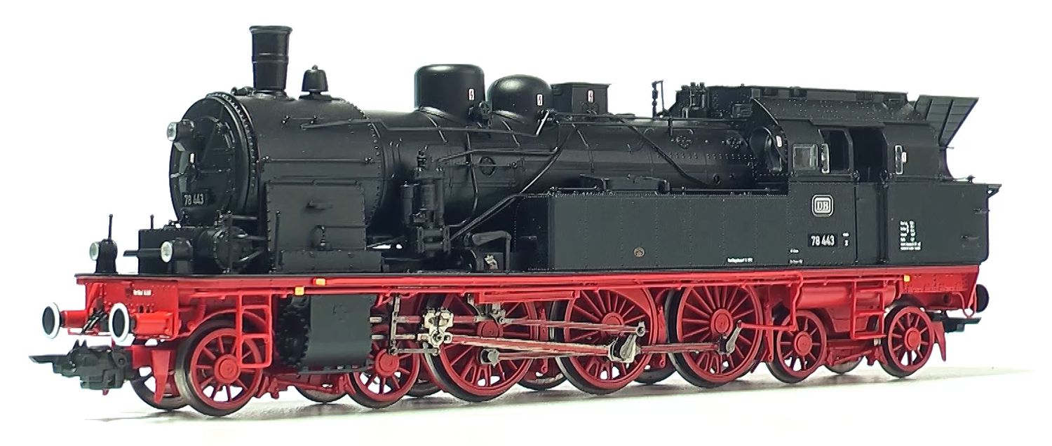 H0-Dampflok 78 443, DB, Ep.III, DC/AC