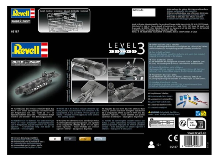 1:72-German Midget Submarine Type