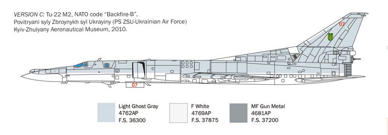 1:72 Tu-22M2 Backfire B
