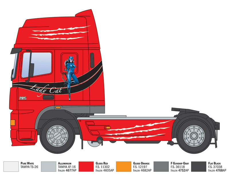 1:24 DAF XF 95 SUPER SPACE CAB