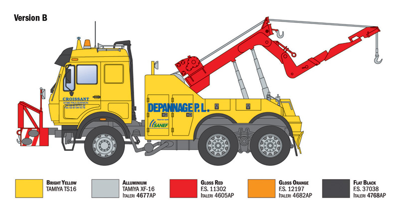 1:24 MERCEDES-BENZ WRECKER TRUCK