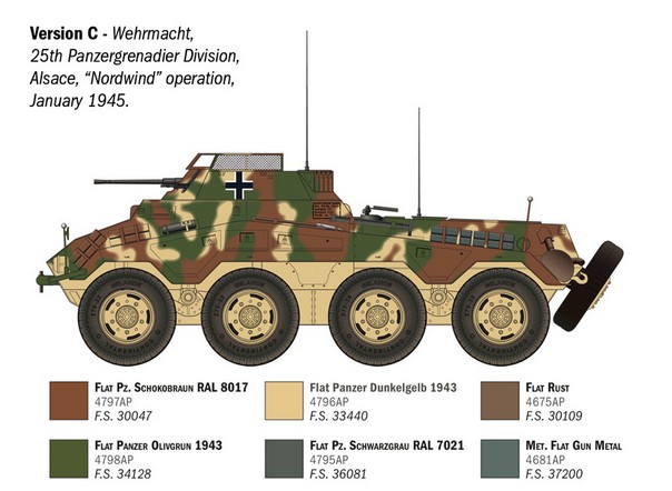 1:35 Dt. Sd.Kfz.234/1 (2cm)