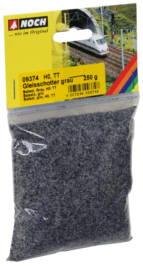 H0/TT-Gleisschotter grau, 250 g