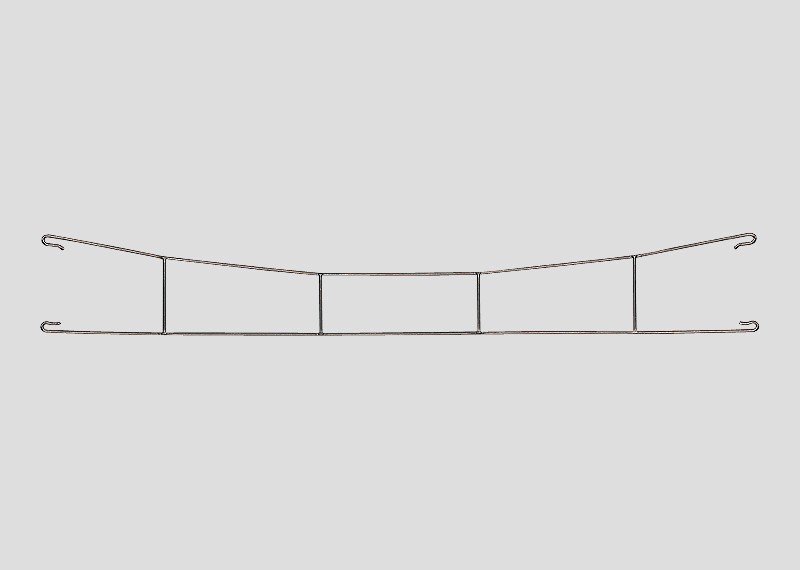 Fahrdraht, Länge 142,0 mm, 5 Stück