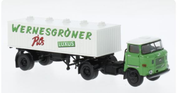 IFA W50 Biertank-Sattelzug Wernesgrüner