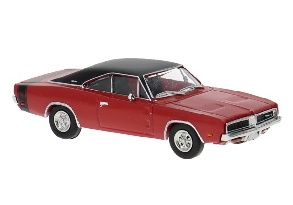 Dodge Charger, rot/schwarz, 1969
