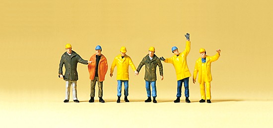 TT-Arbeiter in Schutzkleidun