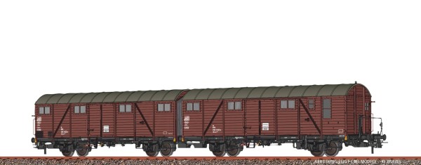 H0-AC-Güterwagen Hrs-vz 332, DB, Ep.IV