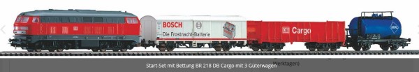 Start-Set: DB Cargo BR 218+3 Güterwagen