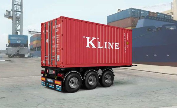 1:24 20 Container Trailer