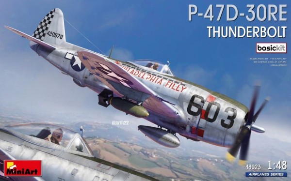 1:48 P-47D-30RE Thunderbolt Basic Kit