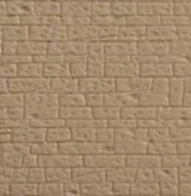 H0-Mauerplatte mit Abdecksteinen,20x12cm