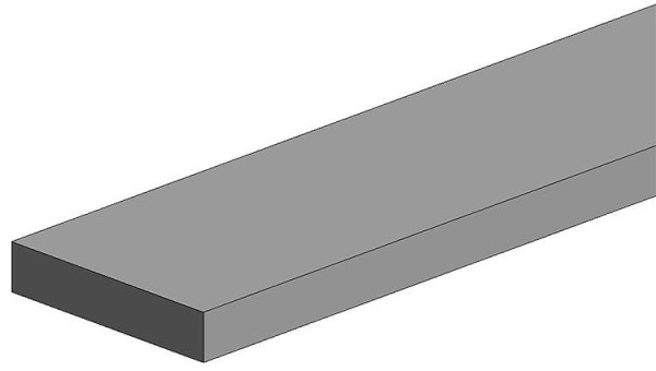 Vierkantprofile, 350x2,50x3,20mm,7 Stück