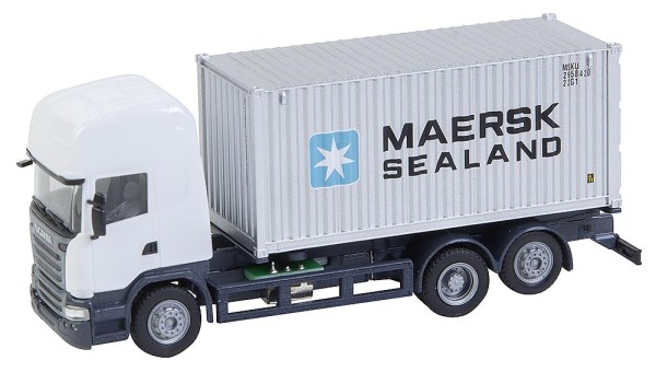 H0-LKW Scania R 13 TL Seecontainer,HERPA