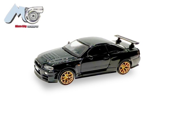 Nissan GTR 34 schwarz