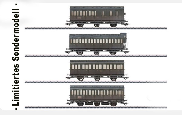 Abteilwagen-Set, DB, Ep.III, verschneit