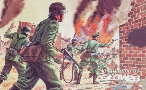 1:76-WWII German Infantry