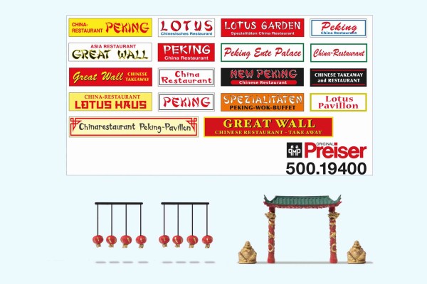 Zubehörset China Restaurant