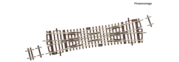 Doppel-Kreuzungsweiche 15°