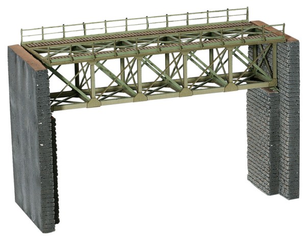 H0-Stahlbrücke Bausatz, 18,8 cm lang
