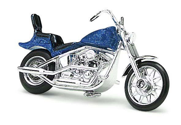 Amerikanisches Motorrad, Blau-Metallic
