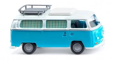 VW T2 Campingbus - eisblau/weiß