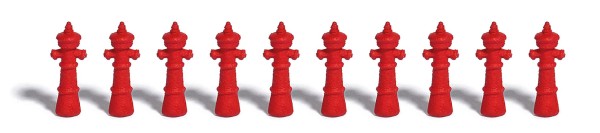 H0-Mini-Set: 10 Hydranten