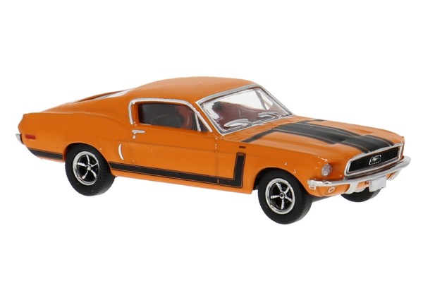 Ford Mustang, orange, 1968