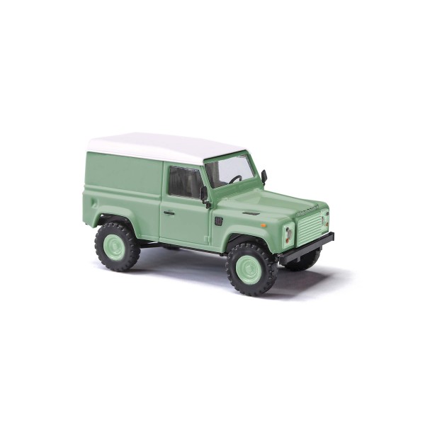 Land Rover Defender 90, Kasten grün