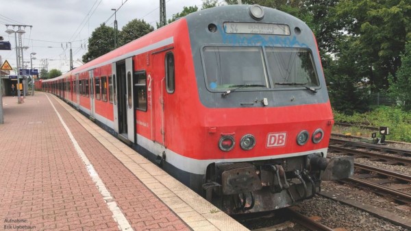 S-Bahn x-Wagen 2. Kl. DB AG, verkehrsrot