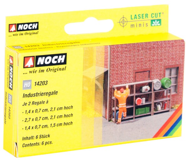 H0-Laser-Cut minis Industrieregale