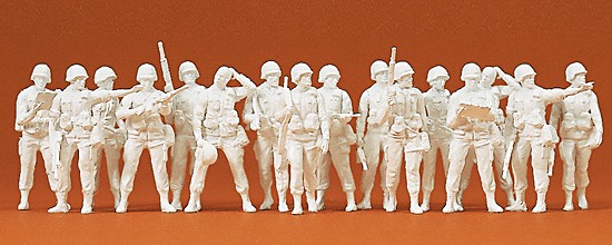 US-Infanterie modern, 16 Figuren unbem.