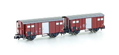 2er Set gedeckte Güterwagen K3 SBB, Ep.3