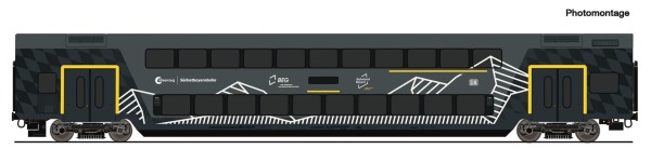 DC-Doppelstockwagen Einzelwagen Ideenzug SOB DB AG