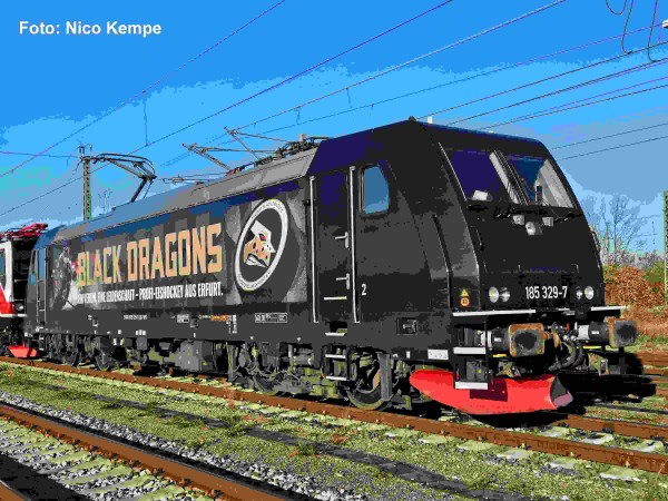DC-Elektrolok 185 329 Black Dragons EpVI