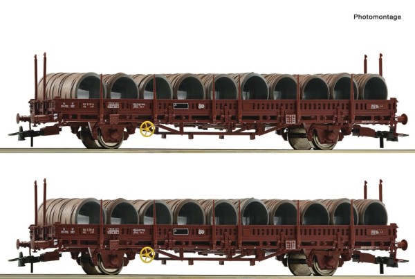 2-tlg. Set: Schwenkrungenwagen, SNCF