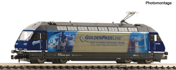 DC-Elektro-Lok 465 008 Goldenpass BLS